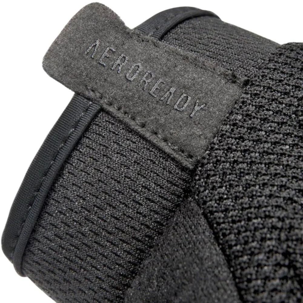 Adidas Size L Half Finger Weightlifting Gloves Gym Training AEROREADY NWT